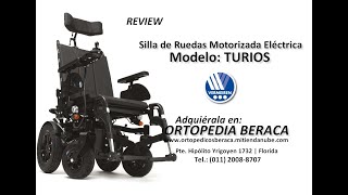 SILLA de RUEDAS MOTORIZADA Modelo TURIOS  VERMEIREN [upl. by Eymaj]