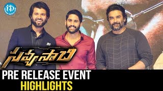 Savyasachi Pre Release Event  Highlights Naga Chaitanya  Madhavan  Nidhhi Agerwal  MM Keeravani [upl. by Pinzler312]