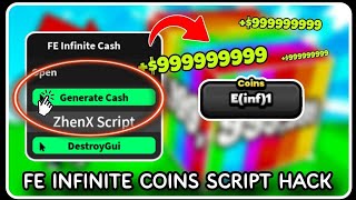 FE  Infinite Money Script Hack  ROBLOX SCRIPTS  Generate 999999x Money [upl. by Ztnarf383]