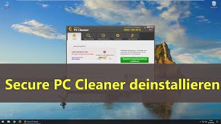 Secure PC Cleaner deinstallieren [upl. by Uht515]