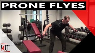 How to do prone Flyes free weight exercise [upl. by Ailuig]