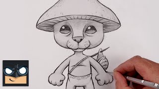 How To Draw Smurf Cat 🐱 Sketch Tutorial [upl. by Kelda]