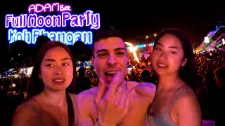 FULL MOON PARTY CRAZY NIGHT IN KOH PHANGAN [upl. by Orella]