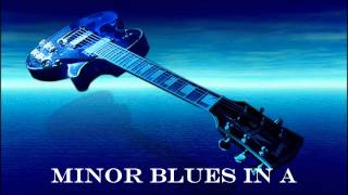 Blues in A minor Backing Track [upl. by Maddi]