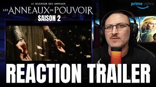 Reaction au Trailer LE SEIGNEUR DES ANNEAUX  LES ANNEAUX DE POUVOIR Saison 2 🎬 [upl. by Salbu]