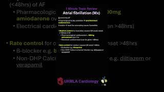 Atrial fibrillation management medicaleducation cardiology [upl. by Ahsital412]