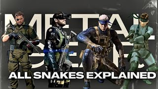 All Snakes Explained in Metal Gear Solid [upl. by Garretson]