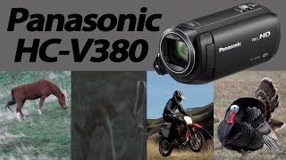 Panasonic HC V380 Camcorder Review amp Test footage  zoom outdoor low light [upl. by Teeter911]