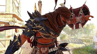 Assassins Creed Origins The Scorpion Stealth Kills amp High Action Sunslayer Combat [upl. by Surdna]