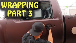 WRAPPING SINGLE CAB SILVERADO PART 3 [upl. by Malka765]