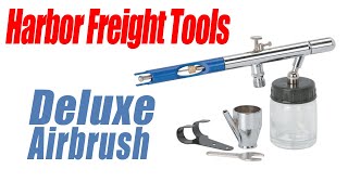 Harbor Freight Deluxe Air Brush Kit 95810 69492 [upl. by Orest]