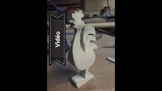 Film chantournage coq 3D [upl. by Nessy951]