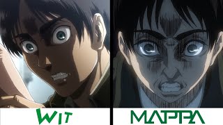 Wit Studio VS MAPPA  Attack On Titan Season 4 Part 2 Episode 4 [upl. by Annua704]