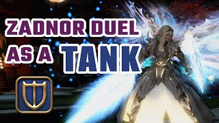 FFXIV Zadnor Menenius Duel as a Tank PLD [upl. by Axela33]