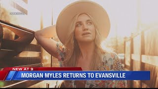 Morgan Myles returns to Evansville [upl. by Akenn668]