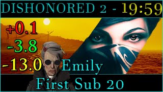 Dishonored 2  First Emily Sub 20 Speedrun  1959 World Record [upl. by Danczyk]