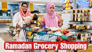 🌙 Ramadan Grocery Shopping 🛒😍  Mashura  Basheer Bashi  Suhana [upl. by Munshi]