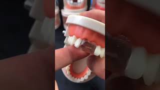 False teeth Molder Repair Gap Tooth craps🦷beadrepaircheapsavemoneyfillfixtooth [upl. by Cully663]