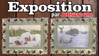 Jeffsuacoche dessine  Ma première exposition [upl. by Llevram339]