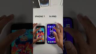 iPhone 14 Pro Max VS iPhone 7  Speed Test [upl. by Anelagna290]