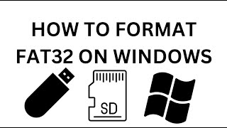 How to format USB  SD Card to FAT32 Format [upl. by Waugh]