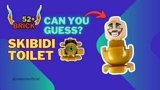 Can You Guess What I Built with 52 LEGO Bricks  Skibidi Toilet  One Brick  1Brick [upl. by Merle]