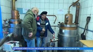 50 premiers litres d’alcool détaxés un coup de pouce pour les bouilleurs de cru [upl. by Dalton482]