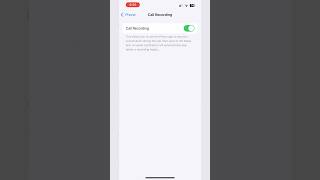 How to enable amp record calls on iPhone  iOS 181 [upl. by Eleumas626]