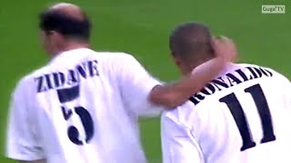 RONALDO Nazario Debut For Real Madrid vs Alaves 2002 [upl. by Yldarb]