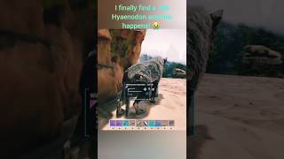 I finally find a 150 Hyaenodon and this happens shorts arksurvivalascended ark gaming [upl. by Zil]