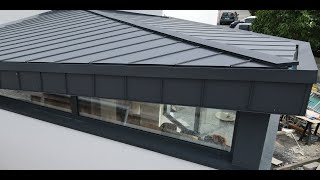 Soffit amp fascia in Standing seam KIT installation video [upl. by Beverlie]