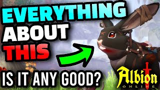 EVERYTHING About The New Caerleon Cottontail Black Bunny Rabbit Mount Albion Online [upl. by Ydac]