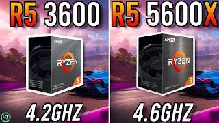 R5 3600 vs R5 5600X  RTX 4070  Tested in 2024 [upl. by Whatley784]