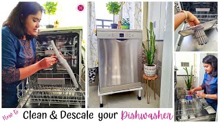 10 Tips and Tricks to Clean Your Dishwasher  How to Clean and Descale Your Dishwasher [upl. by Imeka]