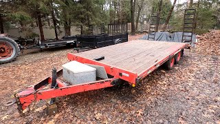 Fixing up a Cheap Deckover Trailer [upl. by Brandtr807]