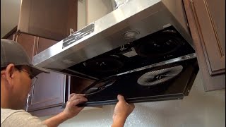 DIY Over the Range Microwave Oven RemovalUnder Cabinet Range Hood Installation [upl. by Lorine]