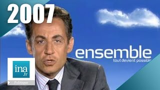 Nicolas Sarkozy  Campagne présidentielle 2007 2ème tour  Archive INA [upl. by Annohsal]