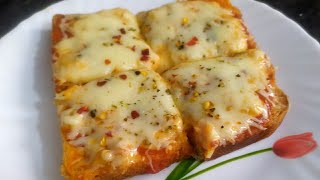 Yummy mayonnaise bread pizza 😋 [upl. by Lenox]