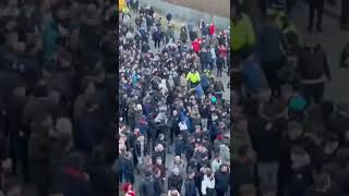 Troubles between Middlesbrough v Derby County fans 12022022 [upl. by Ettennan254]