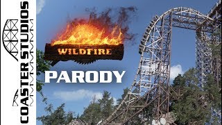 Coaster Parody Wildfire at Kolmården [upl. by Anelav]