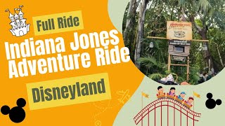 Full Ride Indiana Jones Adventure  Disneyland [upl. by Asle]