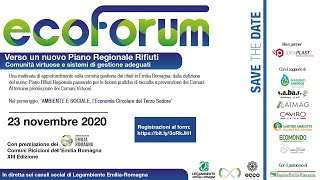 Ecoforum Emilia Romagna  Edizione 2020 [upl. by Losiram319]