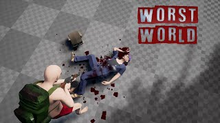 Ragdoll Physics amp Blood and Gore in Worst World [upl. by Epul]