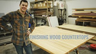 Best Wood Countertop Finish [upl. by Goth217]