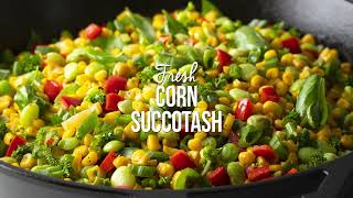 Fresh Corn Succotash Video [upl. by Inus]