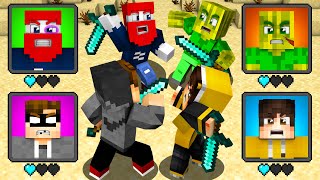 4 YOUTUBER VERLIEREN EIN HERZ  Minecraft Helden [upl. by Anerev]