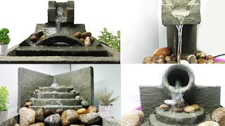 4 Awesome Cement Water Fountains  Cemented Life Hacks [upl. by Akerehs]