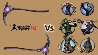 Shadow fight 2  Dissector of hopes Vs all Ninja Survival ACT 1 [upl. by Ekeiram]