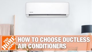 How Do Ductless Air Conditioners Work  The Home Depot [upl. by Lohse]