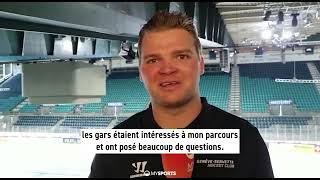 Teemu Hartikainen quotJe découvre gentiment mes nouveaux coéquipiersquot [upl. by Zevahc994]